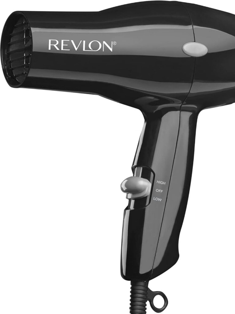 Revlon Compact Hair Dryer | 1875W Lightweight Design, Perfect for Travel, Black